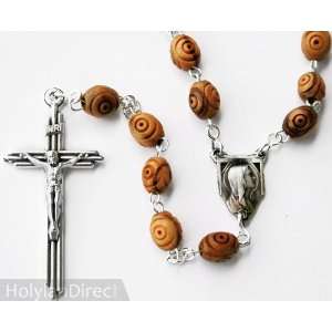  Olive Wood Carved Beads Rosary from Bethlehem